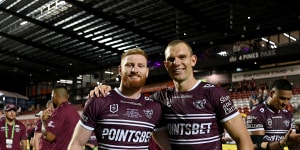 Brad Parker and Tom Trbojevic return for Manly to face Brisbane on Friday night.