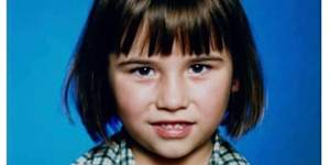 Zarisha when she was just a schoolgirl.