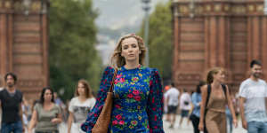 Arguably the most fashionable assassin to grace a TV screen,Jodie Comer plays the mysterious Villanelle in the black comedy thriller Killing Eve.