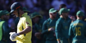 Australia’s batting crumbles as South Africa seal one-day series win