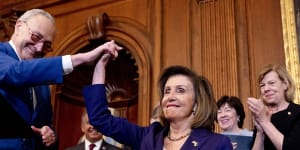 In one of her final acts,Pelosi oversees passage of bill protecting same-sex,interracial unions