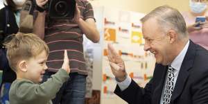 The government of Anthony Albanese has promised to lower the cost of childcare for families.