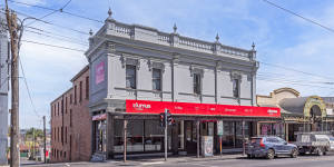84-88 Bridge Road,Richmond. Leased to Lumus,it sold after a knockout bid.