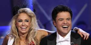 Professional dancer Kym Johnson and partner Donny Osmond pictured in 2009 when they won Dancing With the Stars.