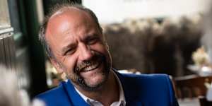 Australian chef Brett Graham at lunch with David Crowe at his Michelin-starred pub,the Harwood Arms in London. 