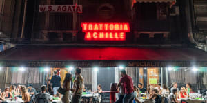 Trattoria Achille in Catania in Southern Italy.