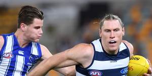 Geelong star Mark Blicavs is the embodiment of the ideal substitute - but he is needed for an entire game.