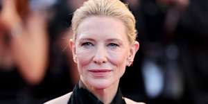 Cate Blanchett in Cannes on Sunday. She has taken aim at how quickly the #MeToo movement faded away.