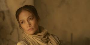 Jennifer Lopez in the action thriller The Mother,which was Netflix’s most viewed movie in the first half of 2023.