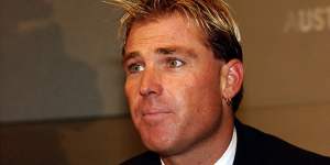 Cricketer Shane Warne served a one-year ban in 2003.