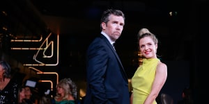 Patrick Brammall and Harriet Dyer were also big winners at the 63rd TV Week Logie Awards,with their show Colin from Accounts.