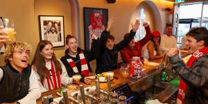 Curly Lewis Brewing in Bondi backs the Sydney Swans for a huge Grand Final day of beers and fish and chips.