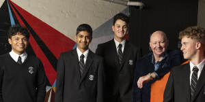The principal at Ashfield Boys,Dwayne Hopwood,teaches a weekly year 9 English class and holds seminars for students on metacognition.