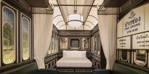 Hotel of converted train carriages is stunning,shame about the service