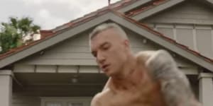 Despite his reticence to do media interviews - or perhaps assisted by it - Dustin Martin has built a strong marketing brand,including appearing in a tongue-in-cheek TV commercial for underwear maker Bonds.