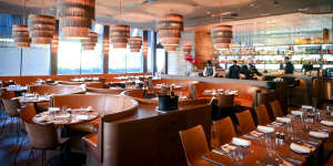 Lillian restaurant is a study in curves.