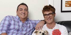 Couch maestros:Gogglebox duo Wayne and Tom.