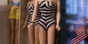 An early Barbie doll.