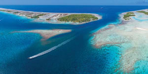 Cruising rarely visited islands in French Polynesia