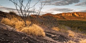 Dusk falls over the Kakadu National Park,NT.