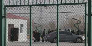 A vocational training centre in China’s Xinjiang region. 