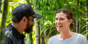 Richard and Amy Tambling work at a public school in Jabiru,where Aboriginal students often return after an unsuccessful stint in boarding school. 