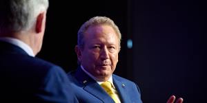 Billionaire Andrew Forrest has described the Barossa project as “atrocious”.
