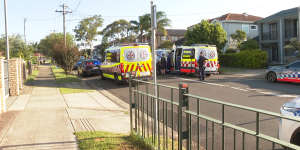 An investigation has commenced after a child was located deceased in a car in Sydney’s inner west. About 5.35pm,4th February 2025. Credit TNV