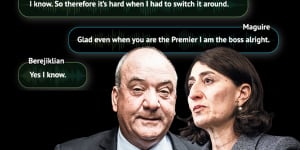 Years of intercepted phone calls and text messages underscored what the ICAC said was an ongoing,intimate and profound relationship between Gladys Berejiklian and Daryl Maguire.