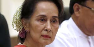 Aung San Suu Kyi’s governing National League for Democracy Party was overthrown by the military.