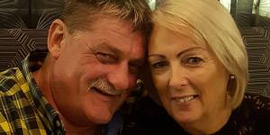 The accused – Greg Roser and Sharon Graham – have pleaded not guilty to the murder of her former lover Bruce Saunders.