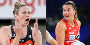 Giants’ captain Jo Harten and Swifts’ captain Maddy said crowd attendance was thriving.