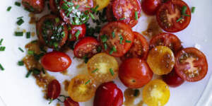 Cherry tomato salad