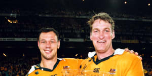 19 years on from Wallabies heroics,players look to Harrison for another big play