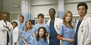 The original cast of Grey’s Anatomy.