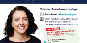 Kooyong voters confused by Ryan voting cards ‘could be the difference between winning and losing’