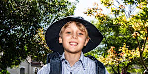 Alexander Kersten’s year 5 NAPLAN exam was disrupted on Wednesday due to connectivity issues.