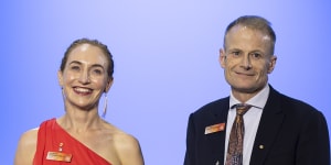 Australians of the Year,Professor Georgina Long and Professor Richard Scolyer.