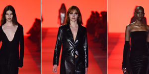 Designer Michael Lo Sordo dabbles with the dark side at the closing show of day one at Australian Fashion Week.