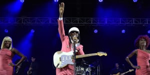 Nile Rodgers and Chic at the Myer Music Bowl:had the crowd in raptures.