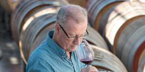 Winemaker John Duval in the Barossa Valley.