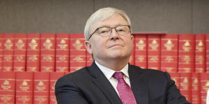Former PM Kevin Rudd. 