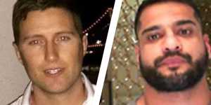 Bennet Schwartz (left) has been arrested while Mostafa Baluch is on the run.