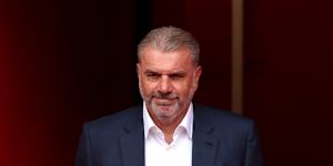 Ange Postecoglou looked relaxed as he started his stint at Nottingham Forest.