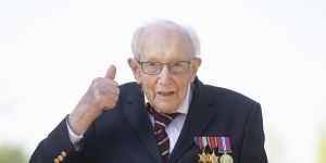 Britain's fund-raising hero promoted to'Colonel'Tom for his 100th birthday