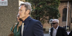 Craig McLachlan arrives at the NSW Supreme Court in 2022.