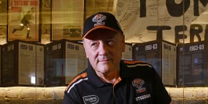 Wests Tigers head of football Tim Sheens.