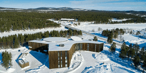 Inari in northern Finland is the home of the Sami parliament.