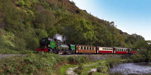 The Ffestiniog and Welsh Highland Railway,Snowdonia National Park.