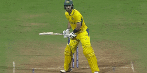 Maxwell’s astonishing reverse slap for six during his double century against Afghanistan at the World Cup.